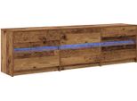 Vidaxl Mobili Tv 2 Pezzi In Legno Di Recupero 180 X 34 X 50 Cm Materiale A Base Di Legno