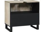 Syfax™ Armadio Per Lavabo Da Bagno Con Porta Bianco 62 X 33 X 58 Cm