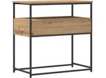 Syfax™ Tavolo Consolle Con Cassetto Rovere Artigianale 75 X 40 X 75 Cm
