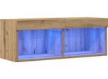 Vidaxl Mobile Tv In Rovere Artisan 80 X 30 X 30 Cm Materiale In Legno