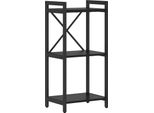 Syfax™ Libreria Rovere Nero 40 X 30 X 85 Cm Legno Multistrato
