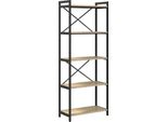 Maison Exclusive - Libreria In Rovere Sonoma 60 X 30 X 155 Cm Materiale Ligneo