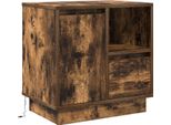 Syfax™ Armadio Da Notte Con Cassetto Rovere Fumé 50 X 34,5 X 50 Cm.