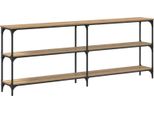 Syfax™ Tavolo Consolle Rovere Artigianale 200 X 29 X 75 Cm