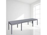 Tavolo Super4 160X90 Allungabile A 320 Cm Colore Cemento