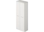 Armadio Portascope Con 5 Ripiani Gabriella 180 Colore Bianco Frassinato