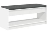 Syfax™ Panca Per Ingresso Con Cuscino Bianco 103 X 38 X 45 Cm