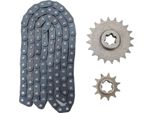 Metallo Acciaio T8F 20T 11T Pignone 116 Kit Catena Di Trasmissione Sinistra Per Kart Mini Moto Fuoristrada