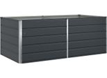 Vidaxl Fioriera Antracite 195 X 100 X 45 Cm Acciaio Zincato
