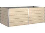 Vidaxl Fioriera Avorio 195 X 100 X 45 Cm Acciaio Zincato