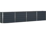 Vidaxl Fioriera Antracite 480 X 50 X 45 Cm Acciaio Zincato