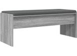 Syfax™ Panca Per Ingresso Con Cuscino Grigio Sonoma 103 X 38 X 40 Cm