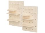 Organizzatore Per Lavagne Bianche Maclean In Legno Chiaro 40X60Cm Max. 20Kg MC-130 Wd
