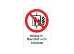 Non Utilizzare Il Foglio Di Sollevamento In Caso Di Incendio 185X131Mm Rosso/Bianco