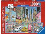 Puzzle Ravensburger Città Del Mondo: New York 1000 Pezzi