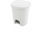 Cestino Per Rifiuti Con Pedale Bianco 25 L