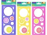 Sagoma Da Disegno Circolare Spirograph Con Righello Da 20 Cm Starpak 470970