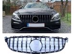 Griglia Del Radiatore Per Mercedes C 63 Amg (S) W205 Panamericana Look Cromo