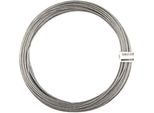 Stoker Cavo D'acciaio Din3055 +1 6X7 3 Mm 15 M Argento Argento Taglia Unica