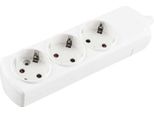 Onlex Presa Di Corrente Con Messa A Terra Senza Cavo 3 Prese Bianco Taglia Unica / Spina Ue 220V Bianco Taglia Unica