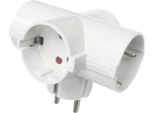 Onlex Adattatore Per Presa A 4 Vie 10/ Messa A Terra Tom 4,8 Mm 16A Bianco Bianco Taglia Unica
