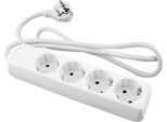 Onlex Cavo Base 4 Prese 1,5 M Argento Taglia Unica