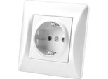 Onlex Presa Schuko Da Incasso Universale 16A Bianco Taglia Unica / Spina Ue 220V Bianco Taglia Unica