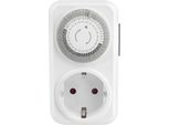 Onlex Timer Meccanico Giornaliero 24H Bianco Bianco Taglia Unica