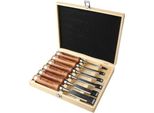 Set Di Scalpelli Per Legno Di Pietra 6 Pezzi Golden Golden One Size