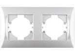 Onlex Cornice Orizzontale 2 Elementi Argento Argento Taglia Unica