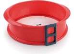 Ibili Teglia Rotonda Con Base In Vetro 12 Cm Rosso Rosso Taglia Unica