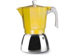 Ibili Elba Peach Caffettiera 3 Tazze Giallo Giallo Taglia Unica
