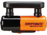 Kryptonite Evolution Compact Con Promemoria Blocca Freni A Disco Arancione, Nero Arancione, Nero Taglia Unica