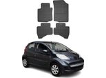 2005-2014 Peugeot 107 Tappetini Tpe Nero 4 Pz