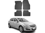 2004-2014 Opel Astra H Tappetini In Gomma Nera 4 Pz