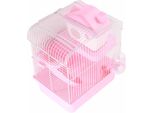 Gabbia Per Criceti A 2 Livelli Grande Spazio Con Telaio Alto Design Gabbia Per Criceti Habitat Per Criceti Da Compagnia Piccoli Animali Rosa