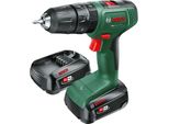 Bosch Easyimpact 18V-40 - Trapano Avvitatore A Percussione Rotante - A Batteria - 2 Velocità - Mandrino Autocentrante 13 Mm - 32 N-M - 2