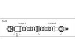 Tubo Freno 470Mm Metzger Per Toyota Carina V