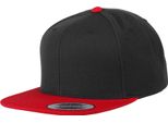 Yupoong Flexfit Unisex Baseball Cap Classic RW3300 (Taglia Unica) (Nero/Rosso)