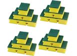 Set Di 20 Spugne Da Cucina | Spugna Per Pentole | Spugna Per Pulire - Spugna Abrasiva | Detergente Per Pentole 95X69X42Mm | Spugna Per Pulire Pentole E Piastrelle | Spugna Per Pulire - Vello Abrasivo Extra Forte