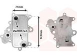 Van Wezel 17013102 - Radiatore Olio Oe 55230792 Per Giulietta (940), Tipo, Doblo, Bravo, 500X (334), 500L (351, 352), Renegade