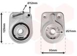 Van Wezel 83013700 Radiatore Olio Motore Per Hyundai Tucson (Tl, Tle) Per Kia Sportage (Ql, Qle)