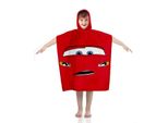 Poncho Da Bagno Disney Cars Per Bambini Con Cappuccio Asciugamano Da Spiaggia 55X110Cm