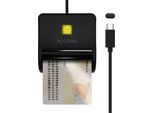Lettore Di Schede Id Usb Type-C Aisens Ascr-Sn03C-Bk/Nero