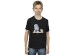 Star Wars - Maglietta "The Mandalorian"" Per Ragazzi BI37506 (152-158) (Nero)"