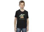 Star Wars - Maglietta "The Mandalorian"" Per Ragazzi BI37610 (152-158) (Nero)"