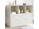 Maison Exclusive - Credenza Bianca 99X39X73 Cm Acciaio