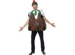 Smiffys - Costume - Uomo SM3239 (Taglia Unica) (Marrone)
