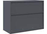 Syfax™ Armadio Antracite 90 X 40 X 70 Cm Acciaio