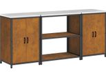 Syfax™ Set Di Stoccaggio Per Cucina Con Lo Scaffale 3 Pcs Ruggine